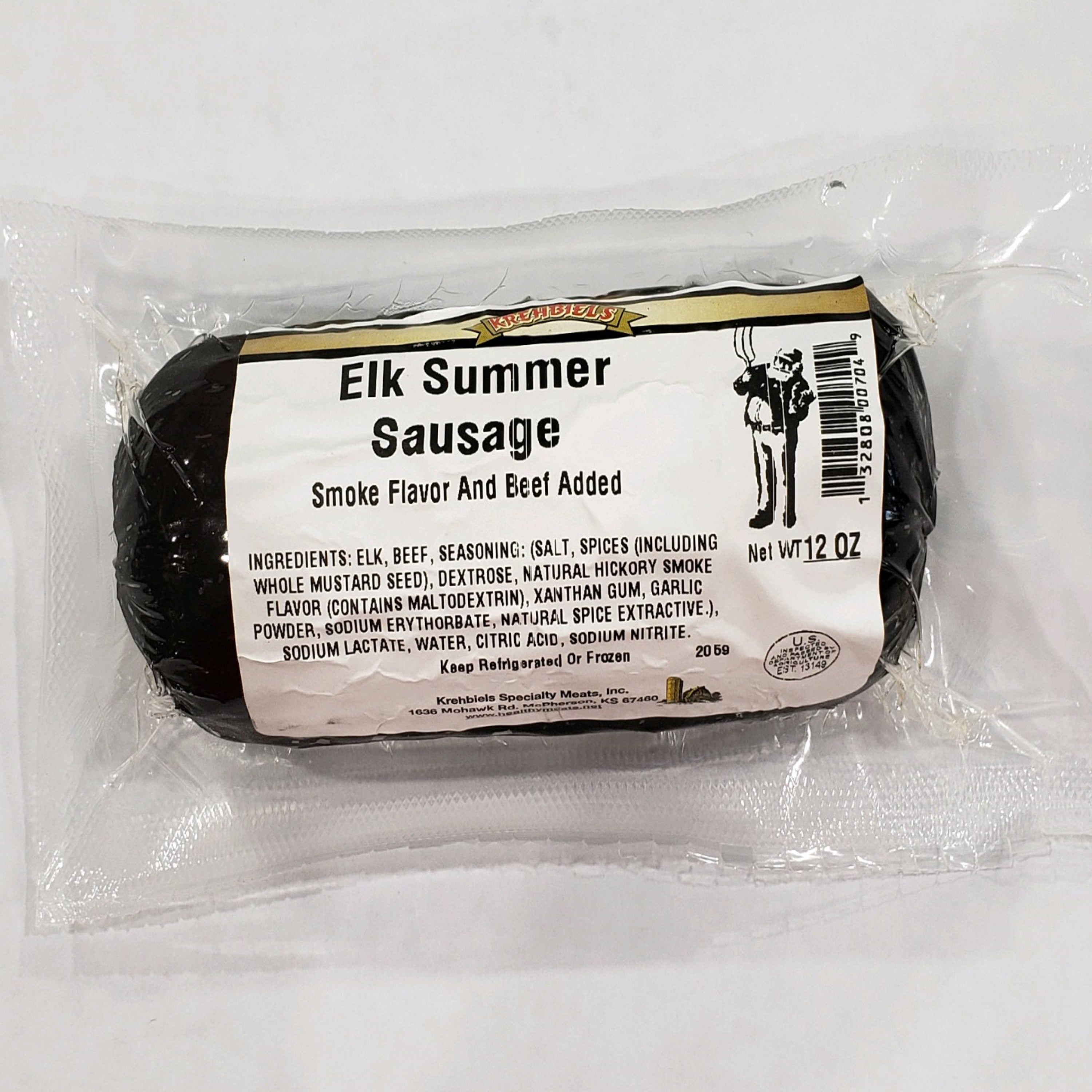 Elk Summer Sausage (12 Oz.) image 0