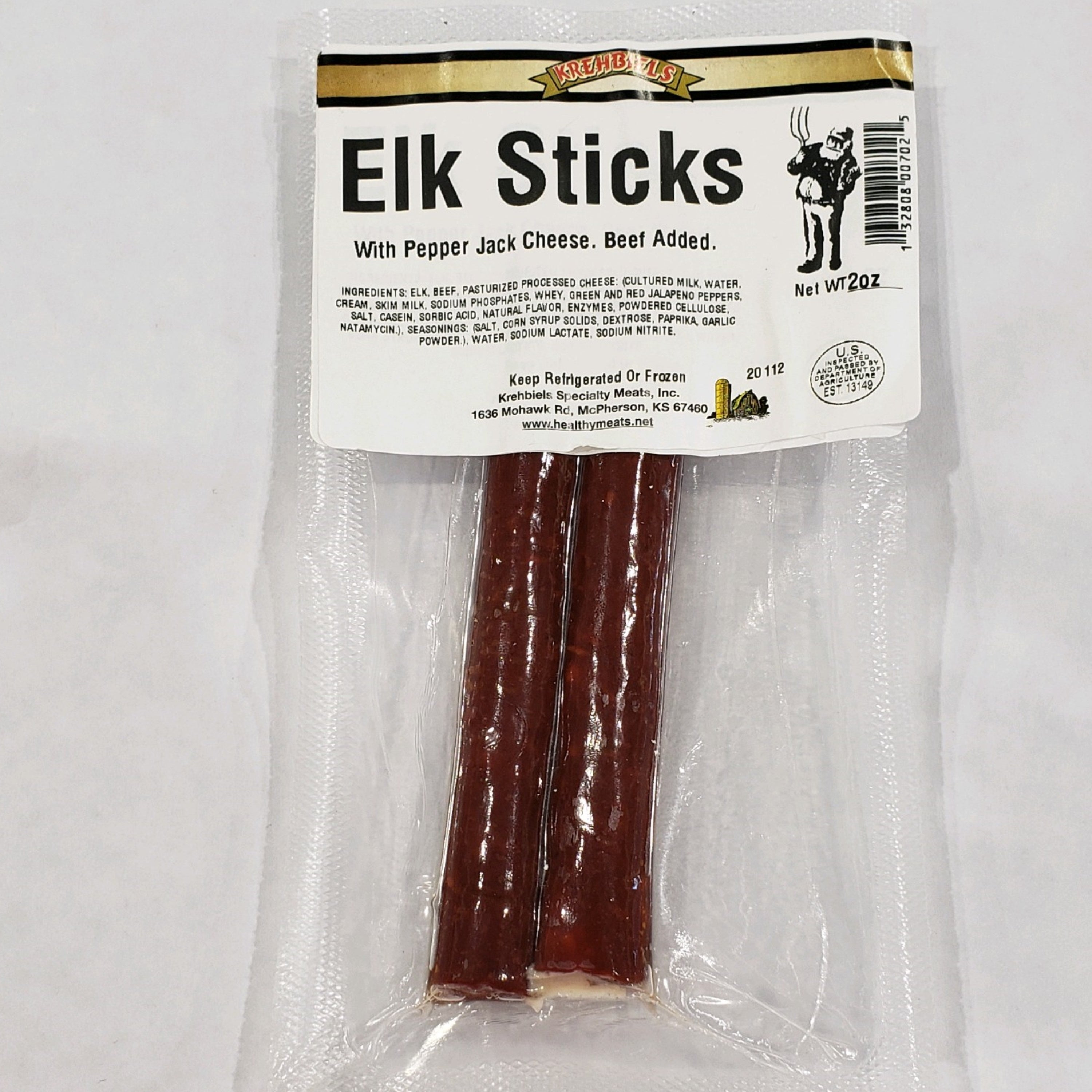 Elk Sticks(With Pepper Jack Cheese) (2 Oz.) image 0