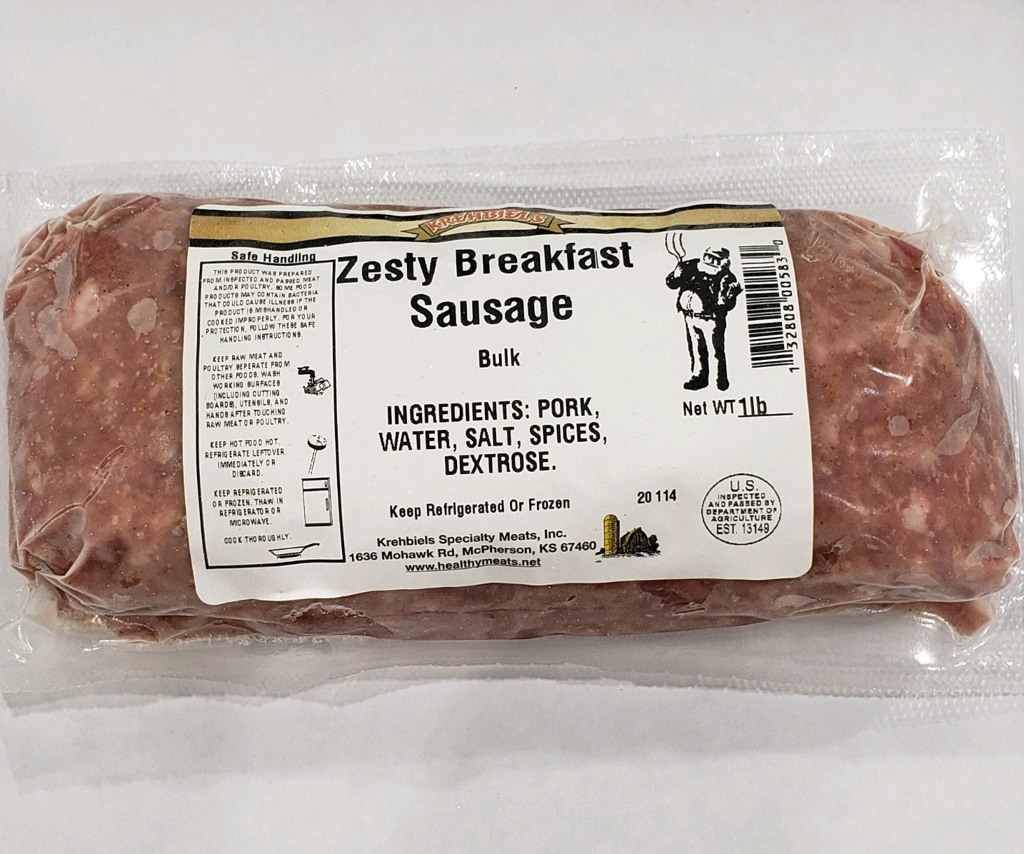 Zesty Breakfast Sausage-Bulk image 0