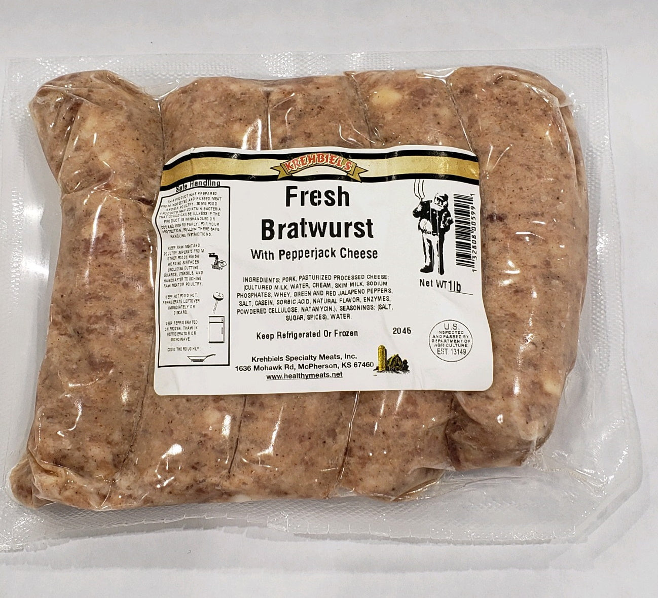 Pepper Jack Cheese Brats image 0