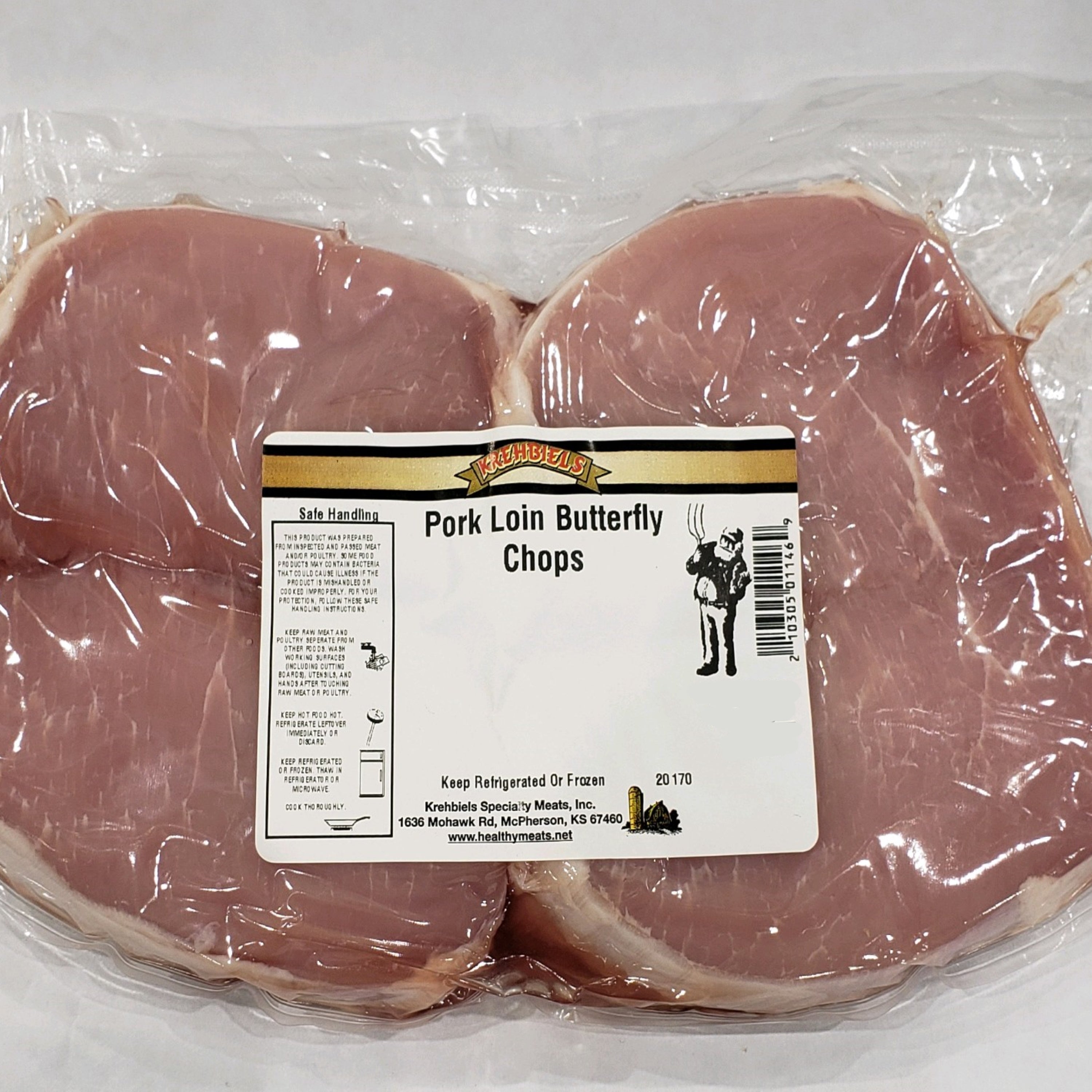Pork Loin Butterfly Chops (2 per pkg.)-(1.50-1.75 lbs.) image 0