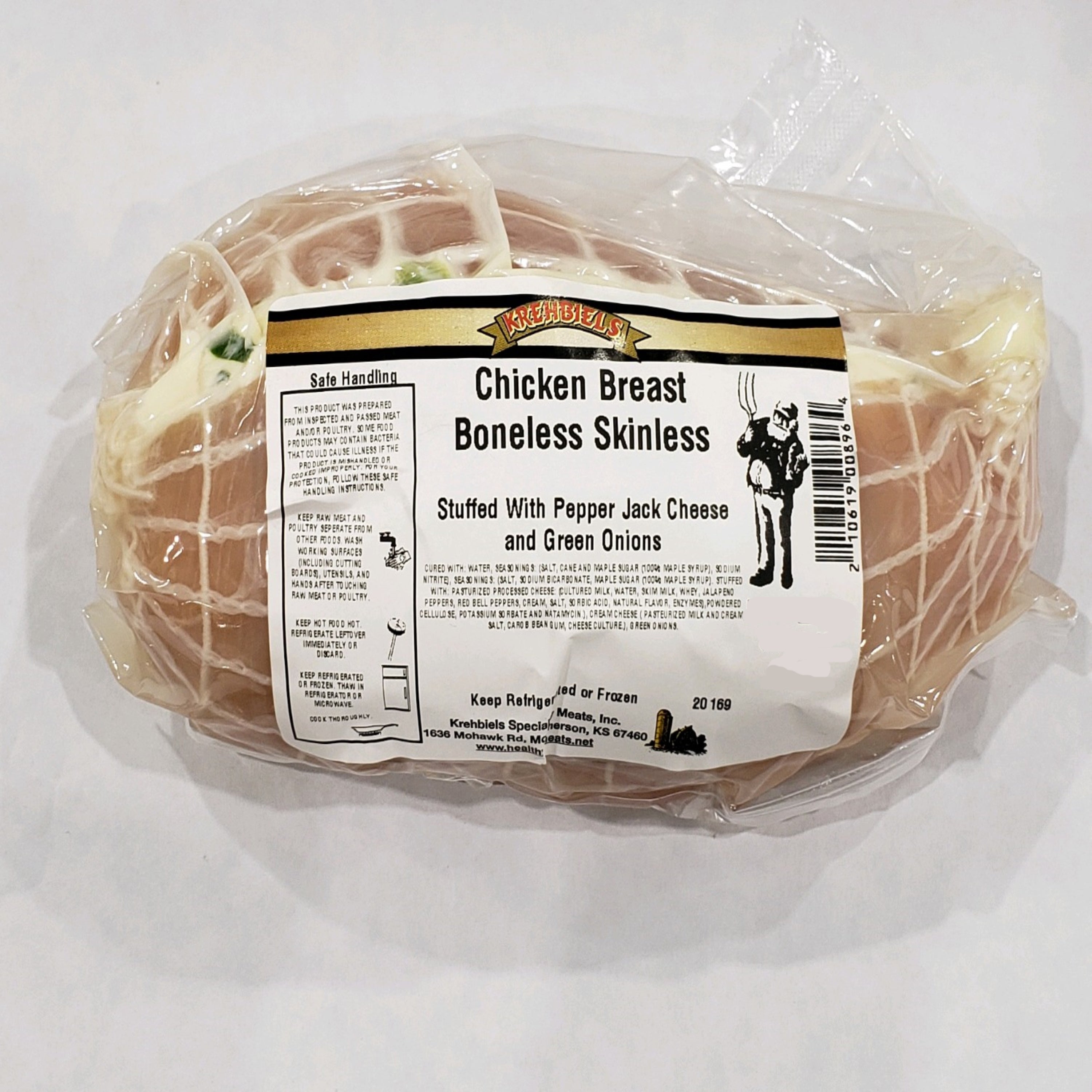 Chicken Breast-Boneless/Skinless (With PJ Cheese & Green Onion)-(1.25-1.50 lbs.) image 0