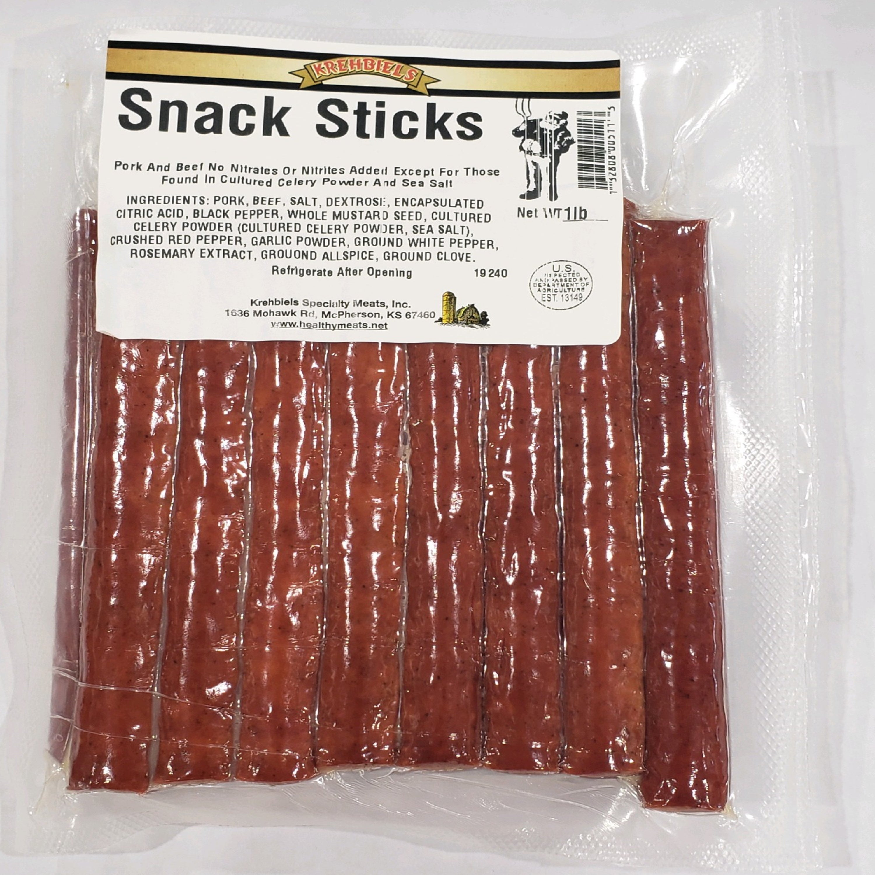 Beef & Pork Snack Sticks (1 lb.) image 0