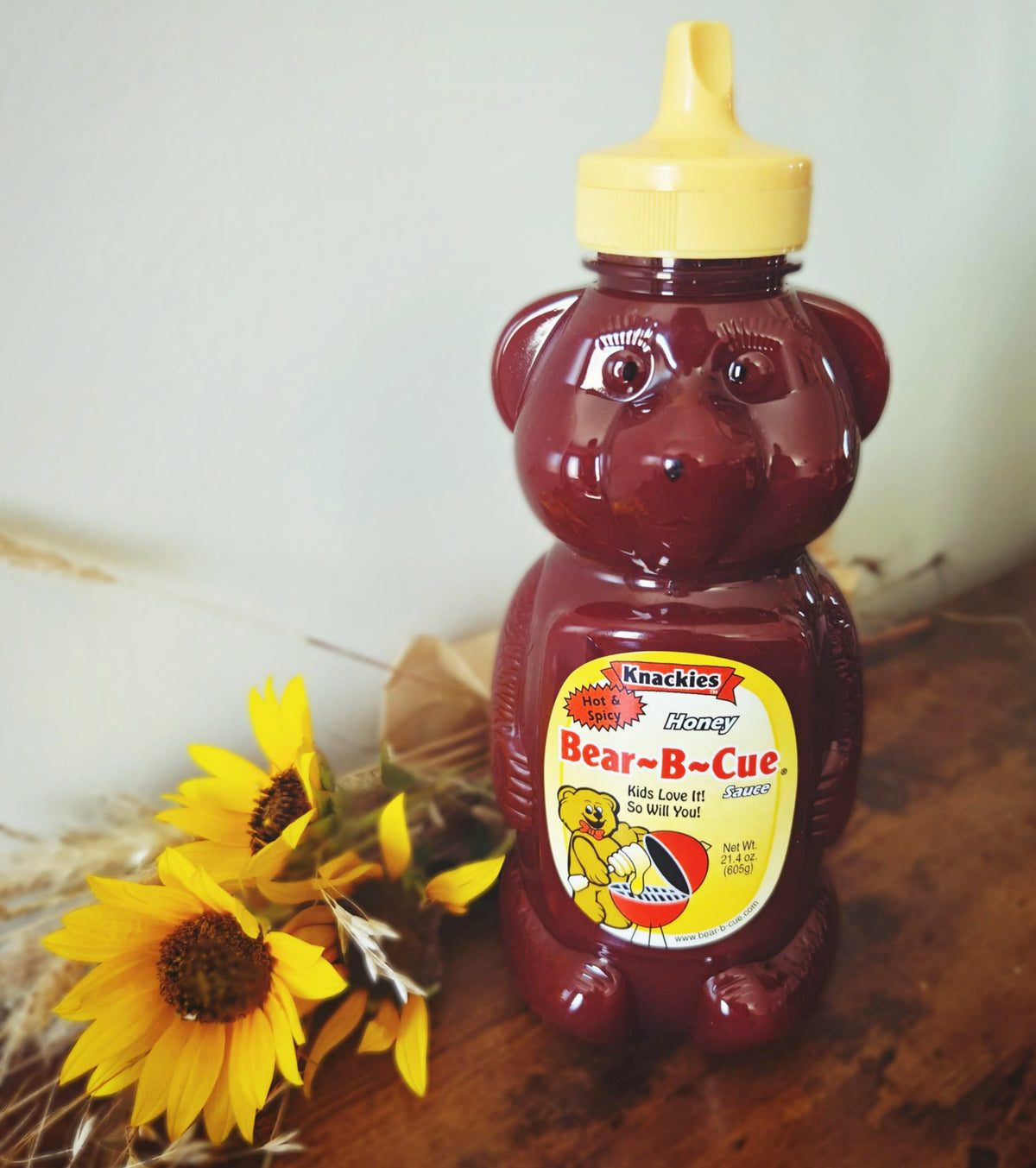 Knackies Hot & Spicy Honey Bear-B-Cue Sauce