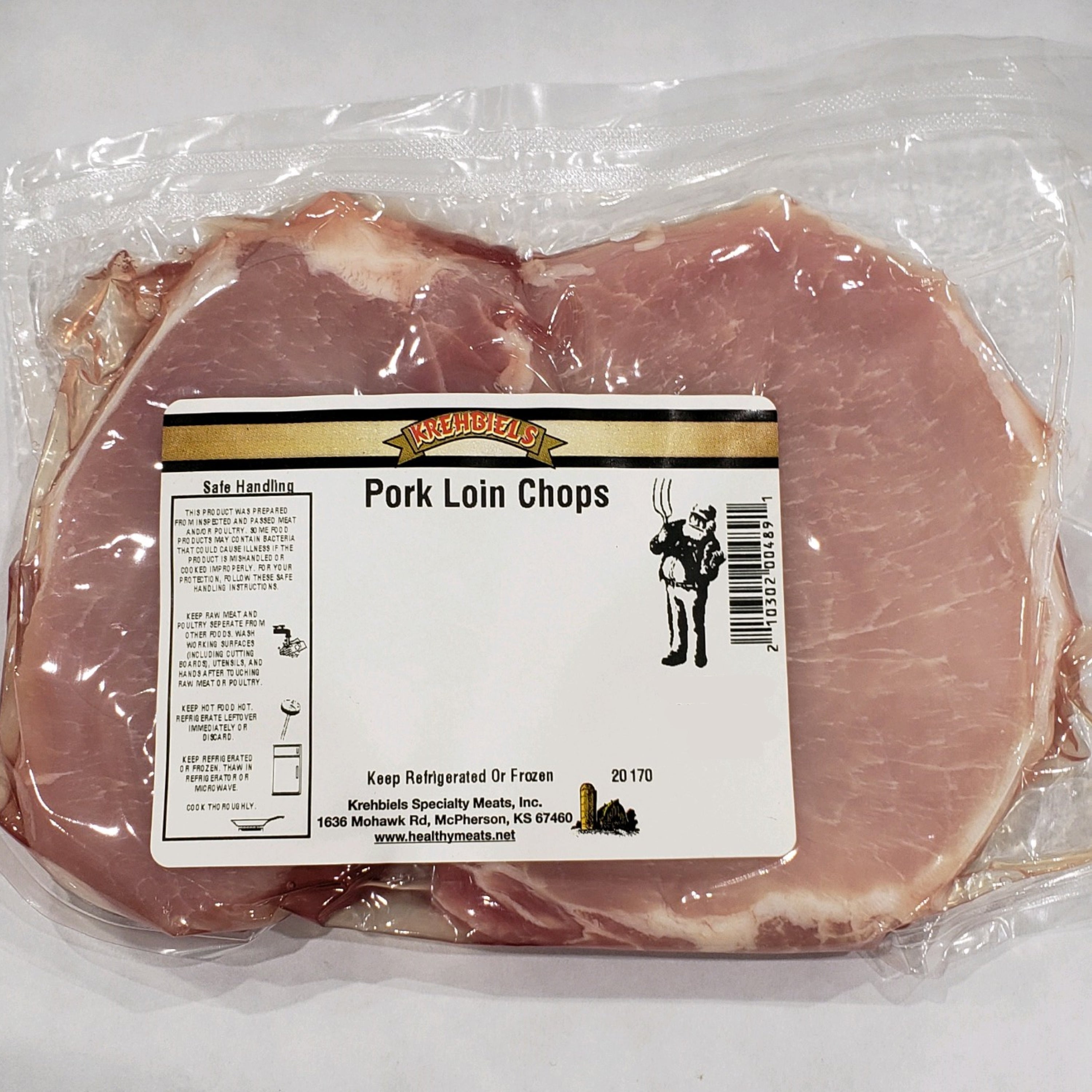 Pork Loin Chops (2 per pkg.)-(10-14 Oz.) image 0