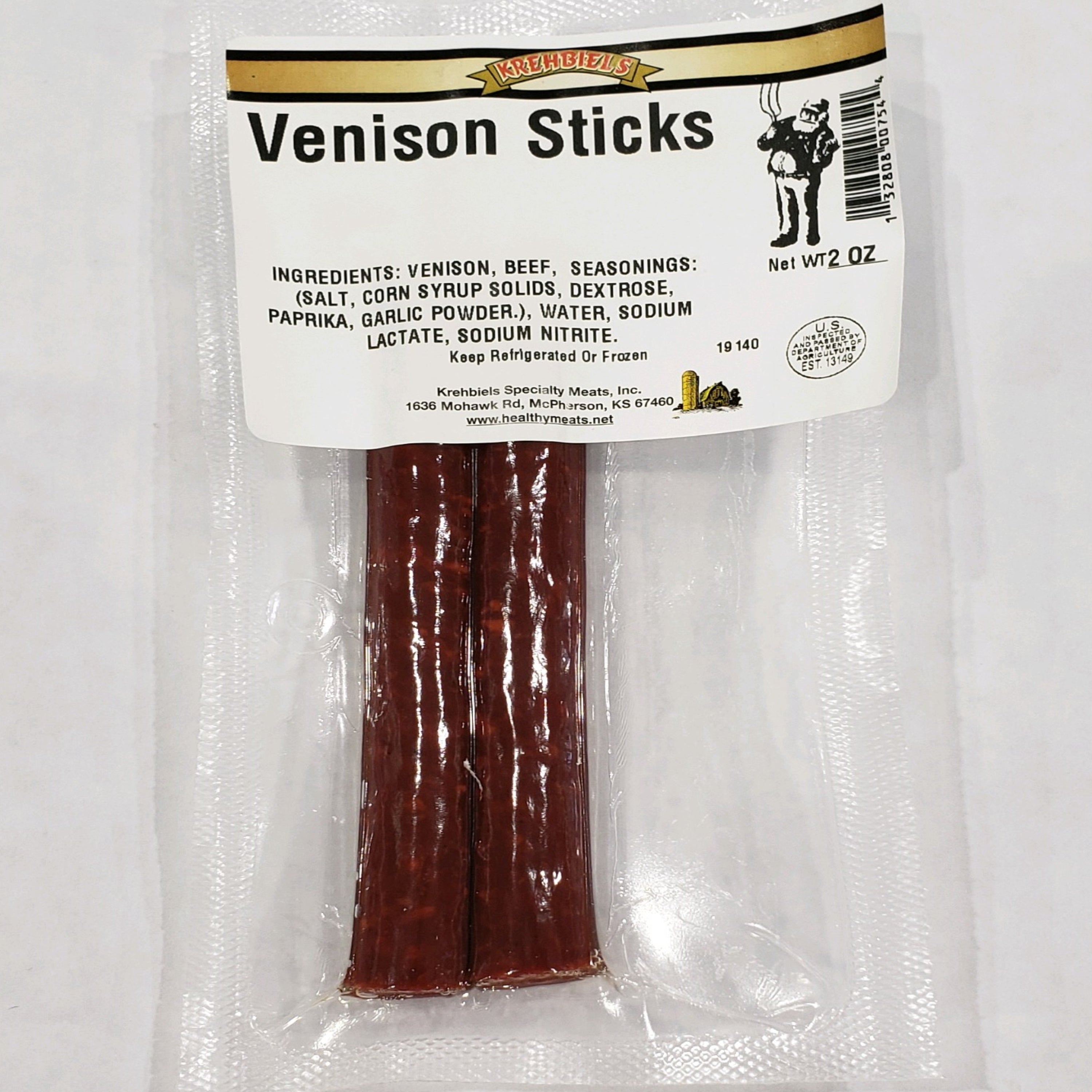 Venison Sticks (Mild)-(2 Oz.) image 0
