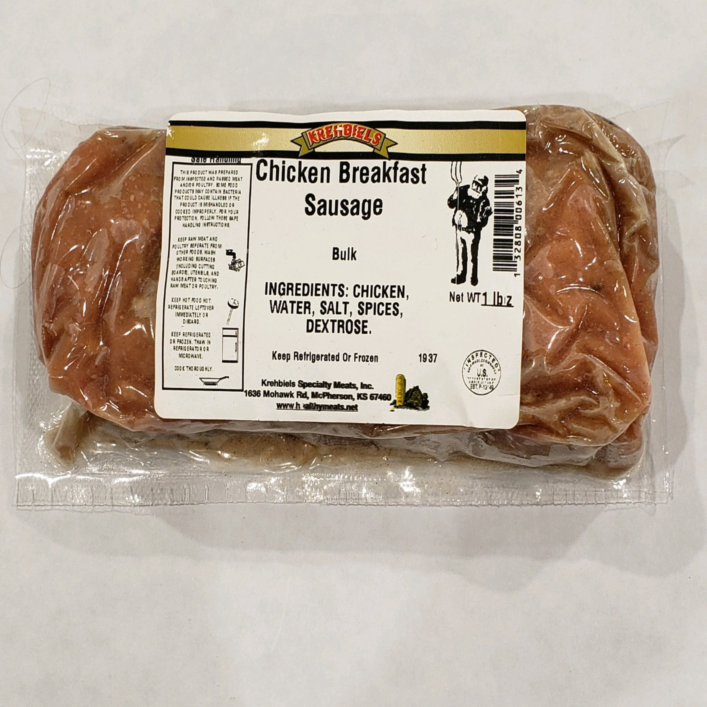 Chicken Breakfast Sausage (Bulk)-(1 lb.) image 0