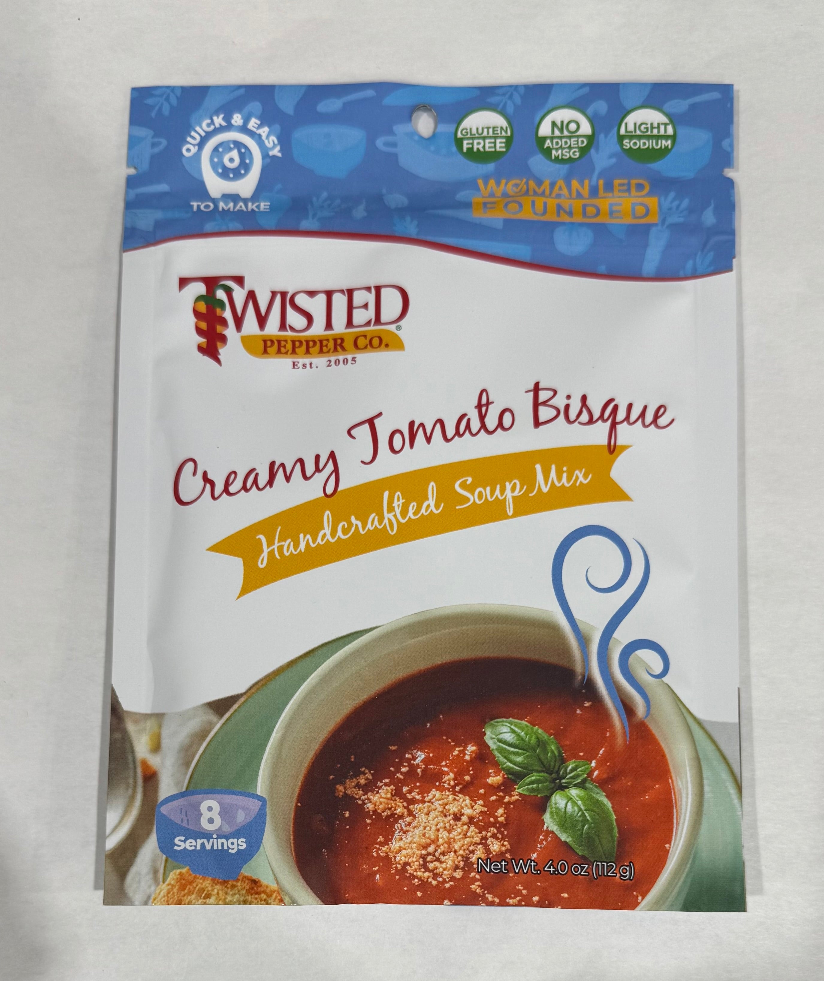 Twisted Pepper Co. Creamy Tomato & Basil Bisque Soup Mix image 0