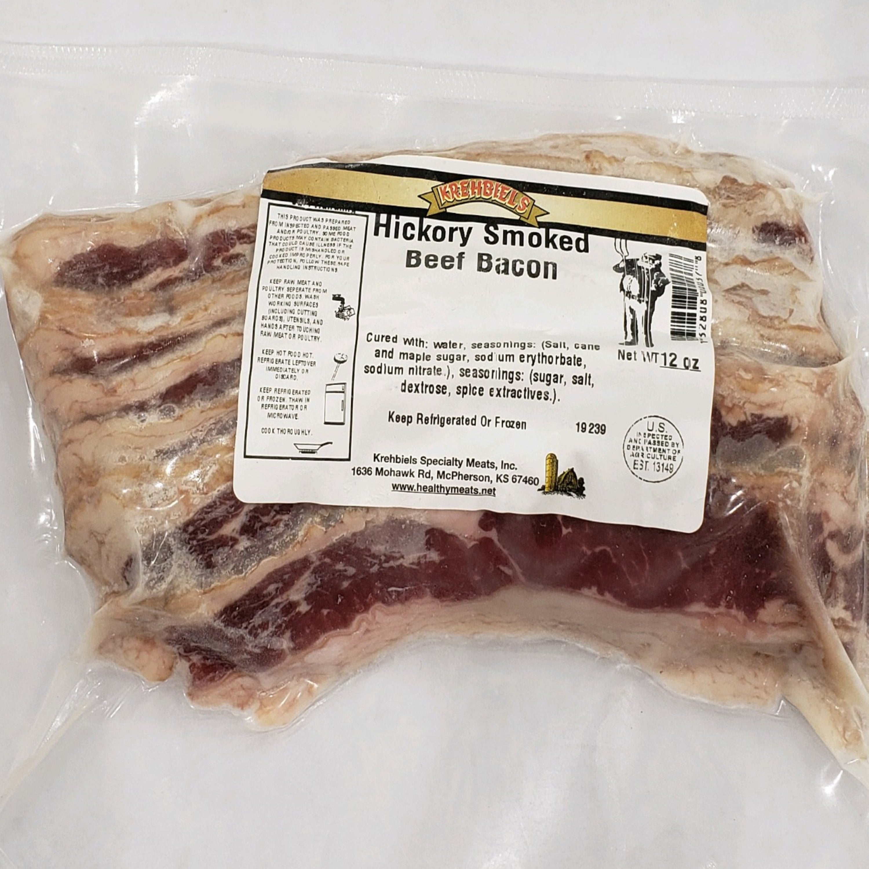 Hickory Smoked Beef Bacon image 0