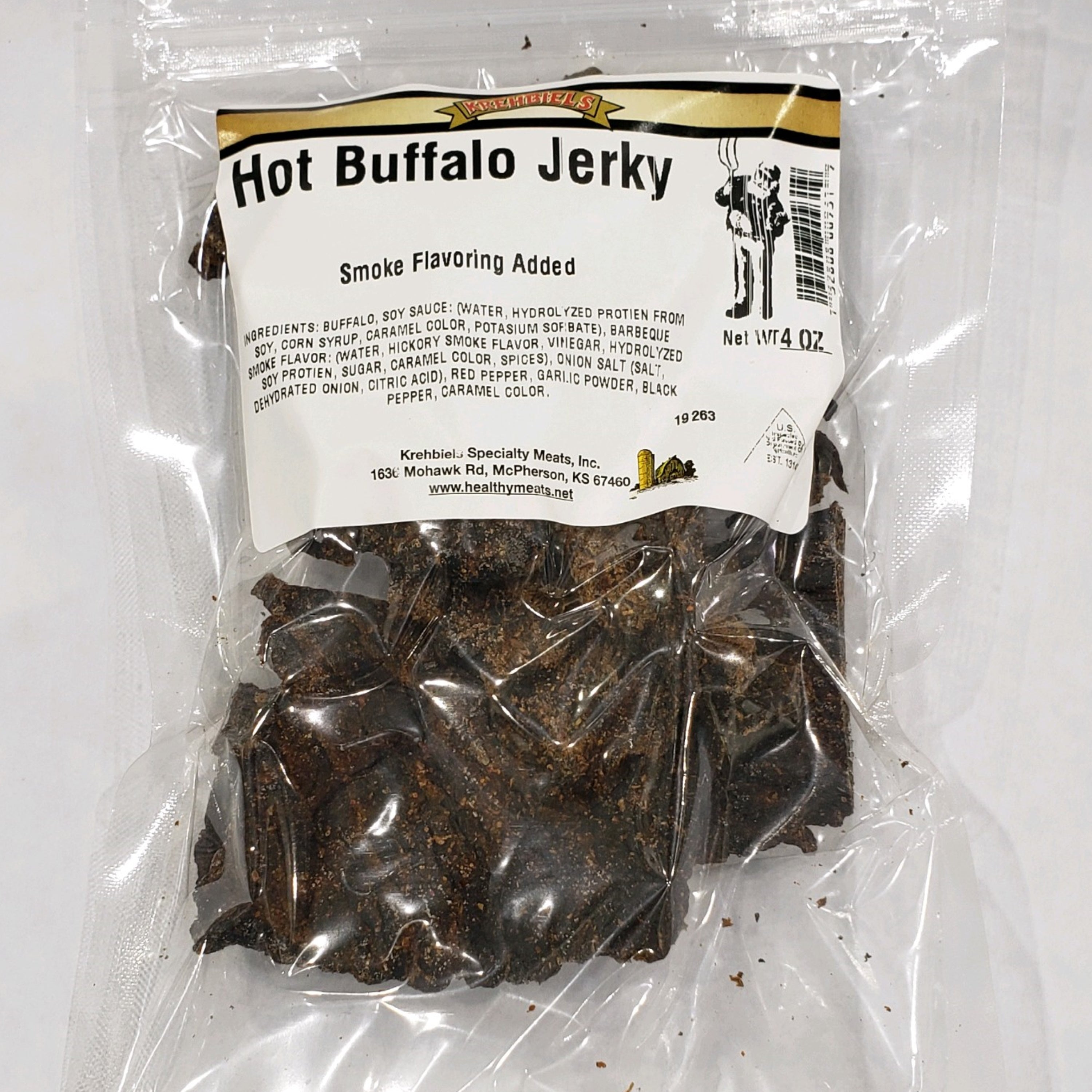 Hot Buffalo Jerky (4 Oz.) image 0