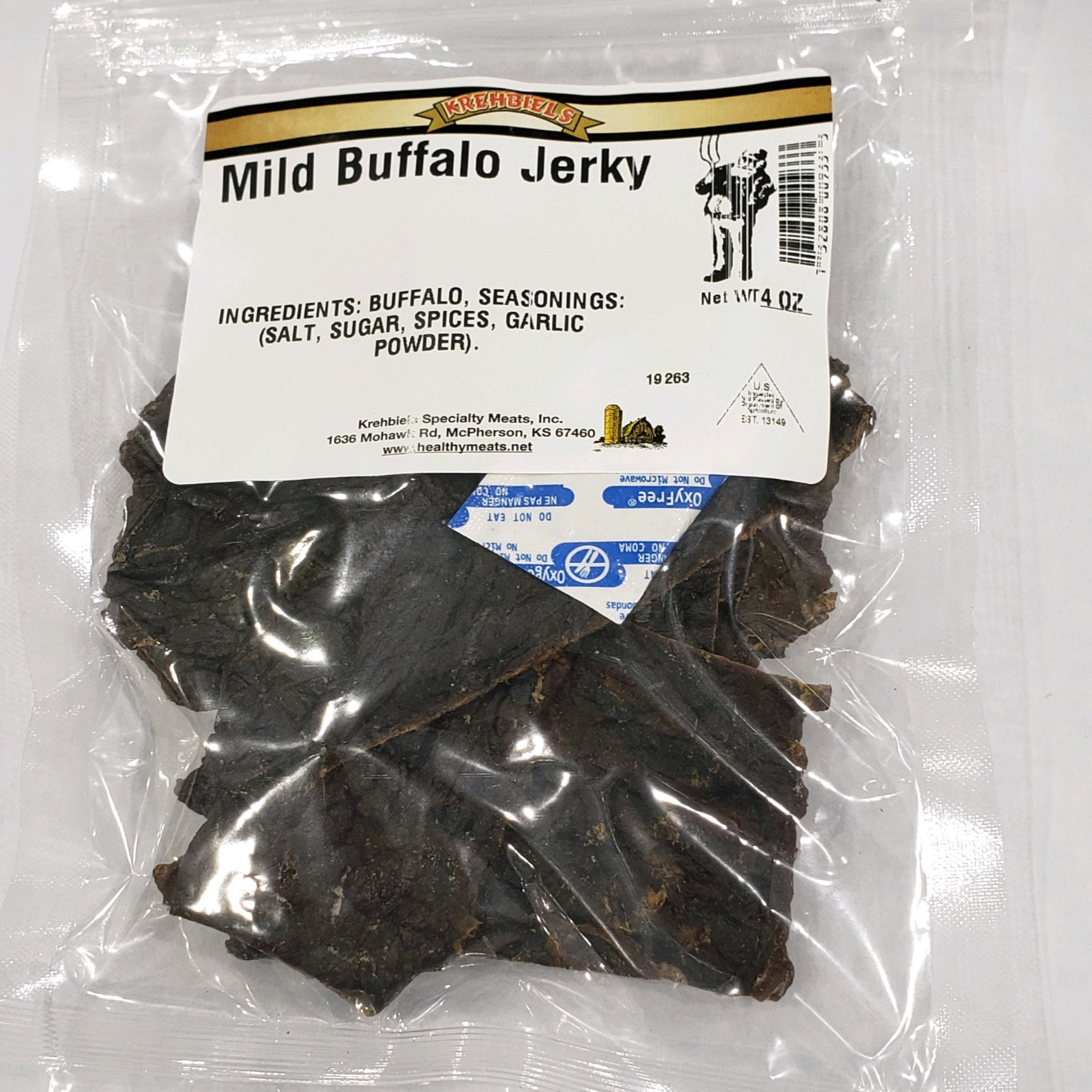Mild Buffalo Jerky (4 Oz.) image 0
